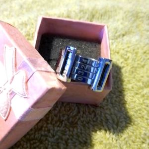 New Silver Combination Ring size 10